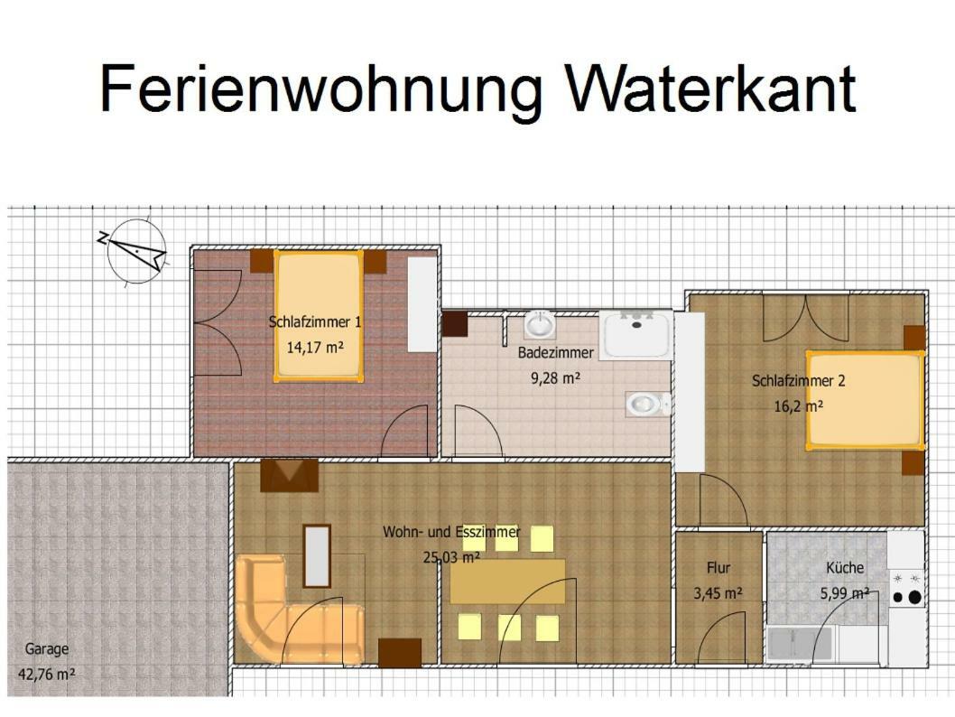 Ferienwohnung Waterkant Cappeler Niederstrich Exterior photo